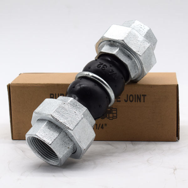 Threaded Union Molded Rubber Expansion Joints EPDM NBR BSPT standard