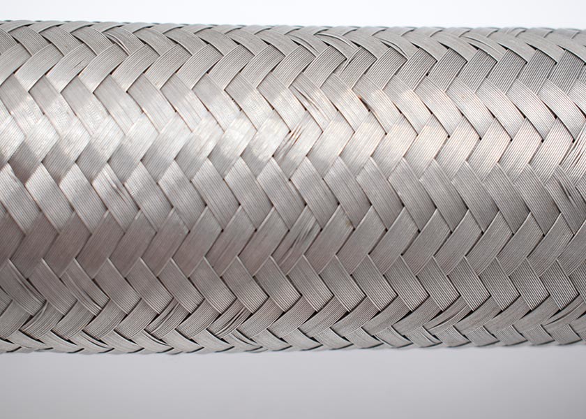 3 Inch Metal Braided Hose , Stainless Steel Flexible Connectors High