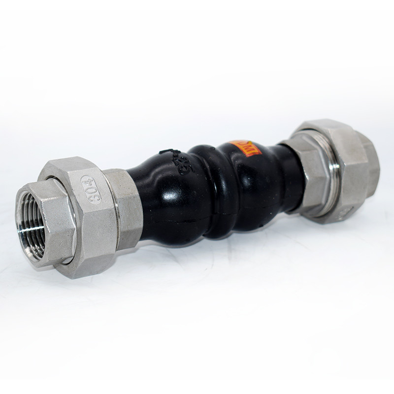 Epdm Rubber Flange Double Spherical Flexible Threaded Expension Joint