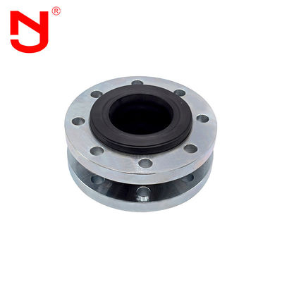 DN100 Single Sphere Rubber Expansion Joint SS304 Metal Flanged Expansion Joint