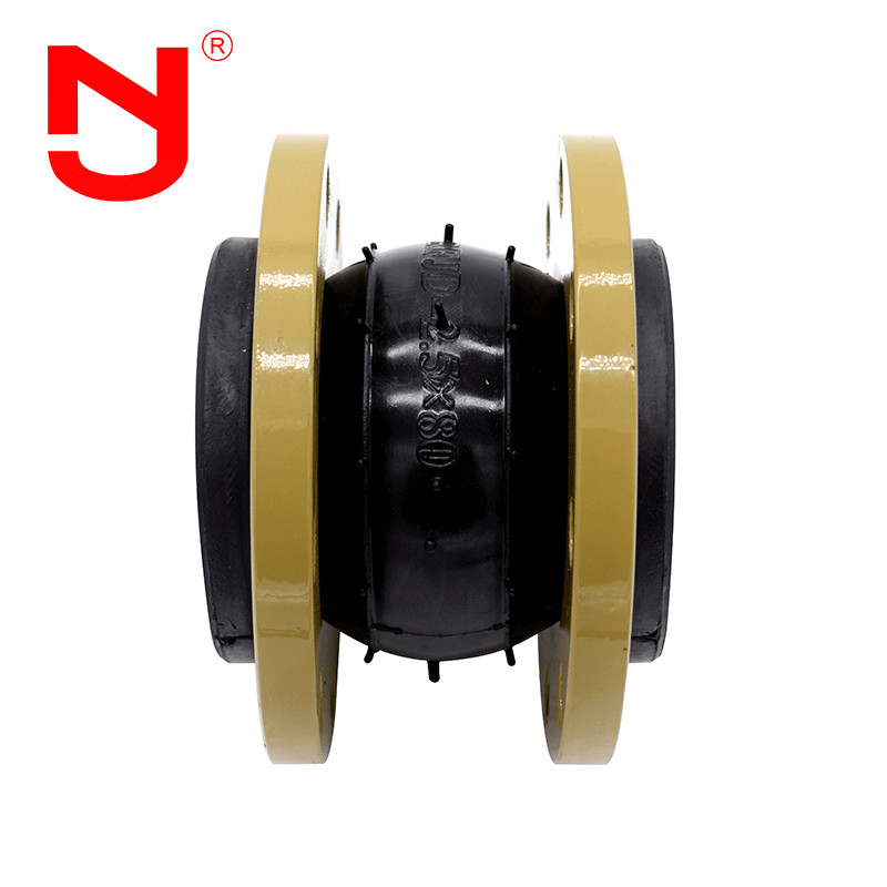 DN1200 Rubber Expansion Joint Flanged Connection DIN Flange Type