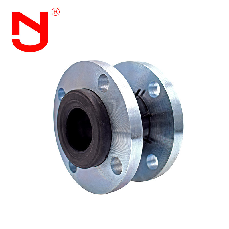 Single Sphere Rubber Expansion Joint  EPDM Connection Type For Pipe Expansion Joint