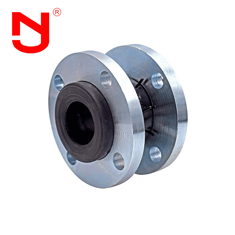 Single Sphere Rubber Expansion Joint  EPDM Connection Type For Pipe Expansion Joint