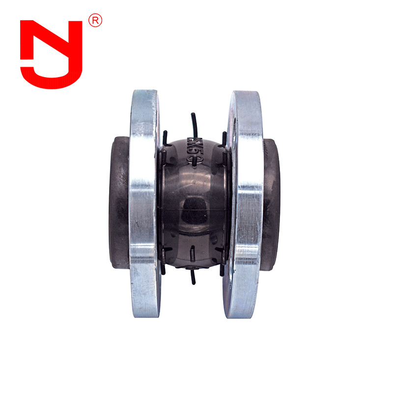 Single Sphere Rubber Expansion Joint  EPDM Connection Type For Pipe Expansion Joint