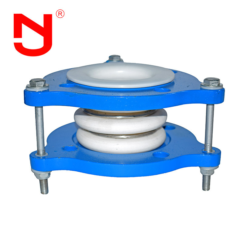 Temperature Resistant Carbon Steel Flange Ptfe Compensator Bellow Joint / Ptfe Corrugated Hose Joint