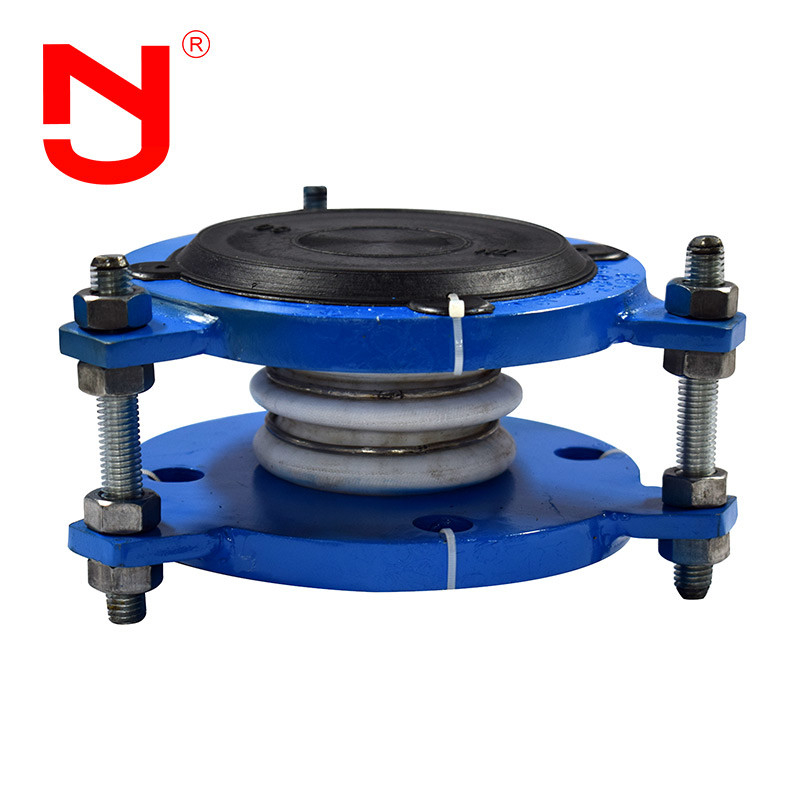Temperature Resistant Carbon Steel Flange Ptfe Compensator Bellow Joint / Ptfe Corrugated Hose Joint