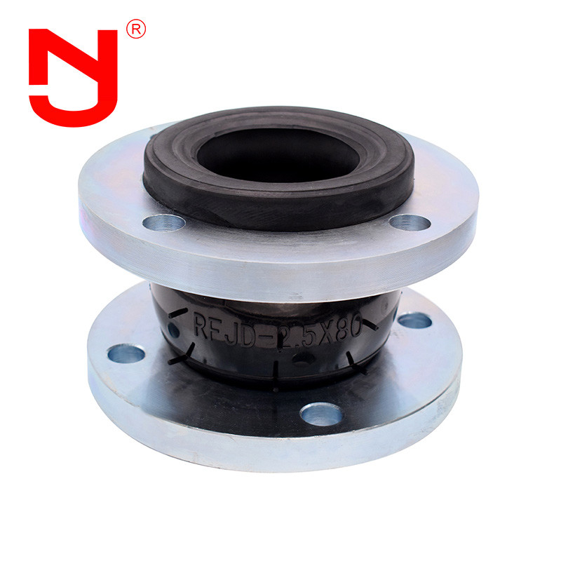 Single Sphere Rubber Flexible SS304 Flange EPDM Connection Type For Rubber Flex Joint