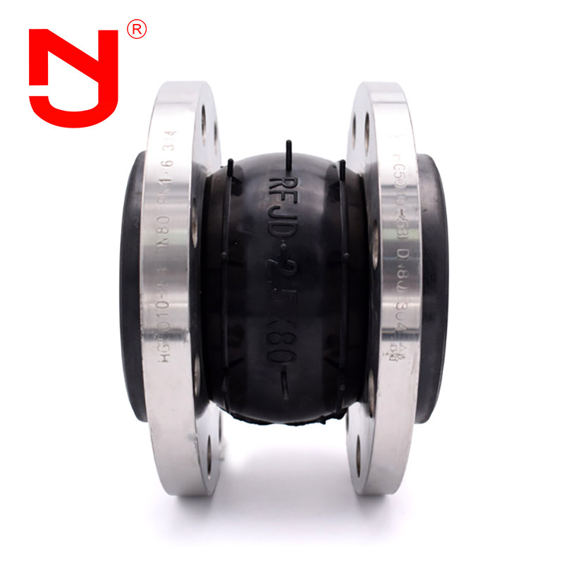 Single Sphere Rubber Flexible SS304 Flange EPDM Connection Type For Rubber Flex Joint