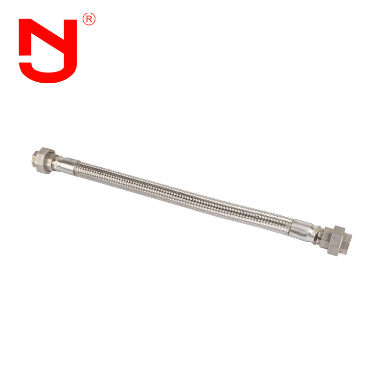 Stainless Steel Wire Braided Flexible Metal Hose Union Type Gas Flexible Line