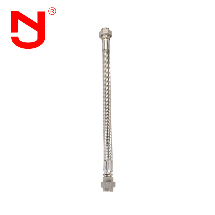 Stainless Steel Wire Braided Flexible Metal Hose Union Type Flexible Gas Pipes