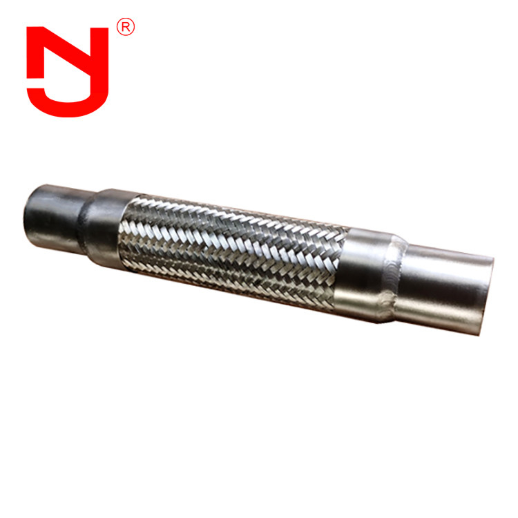Welded Metal Braided Pipe Connector Stainless Steel Wire Braided Corrugated