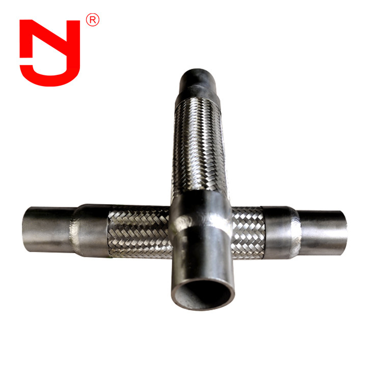 Welded Metal Braided Pipe Connector Stainless Steel Wire Braided Corrugated