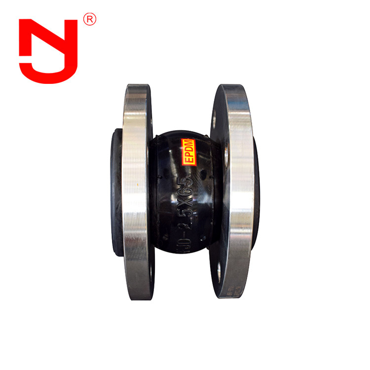 Single Sphere EPDM NBR CR Rubber Expansion Joint Flange Type