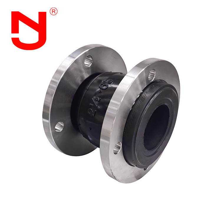 Single Sphere EPDM NBR CR Rubber Expansion Joint Flange Type