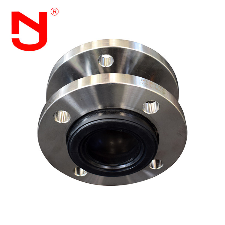 Single Sphere EPDM NBR CR Rubber Expansion Joint Flange Type