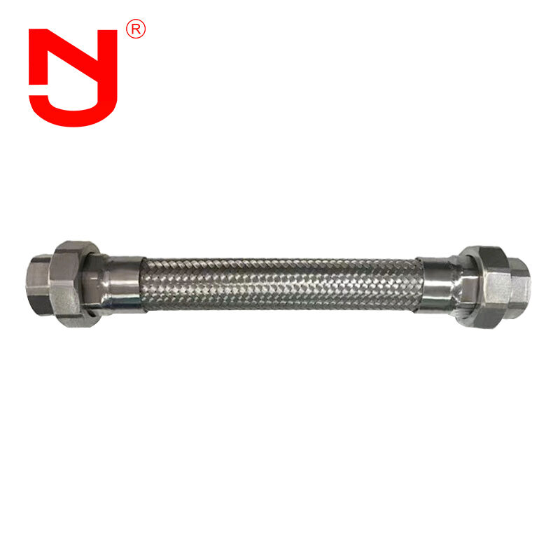 Stainless Steel SS304/SS316 Metal Braided Hose with Vibration Absorption and Thermal Expansion Compensation