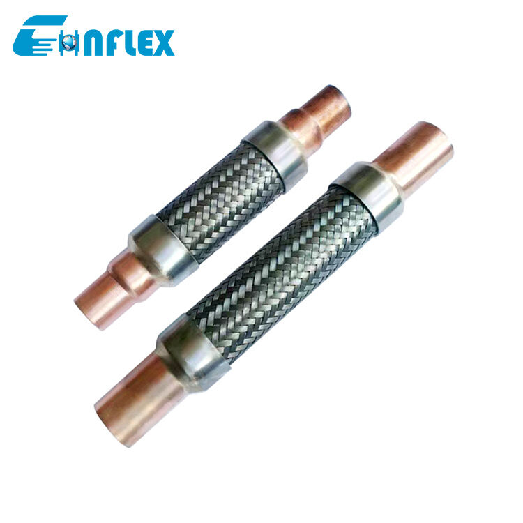 Welded Flexible SS Hose Grooved Metal Braided Pipe Connector with Stainless Steel 304/316 Corrosion Resistant High Pressure Grade