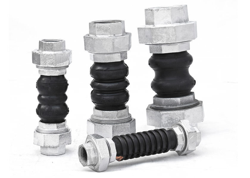 Union EPDM Thread Connected Pipe Coupling Sphere Rubber Expansion Joints Compensator