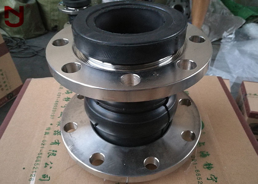 Galvanized Double Sphere Rubber Expansion Joint With Reinforcing Layer