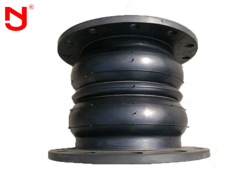 Twin Sphere Rubber Flexible Joint , Rubber Pipe Coupling Connector 0.6-2.5MPa
