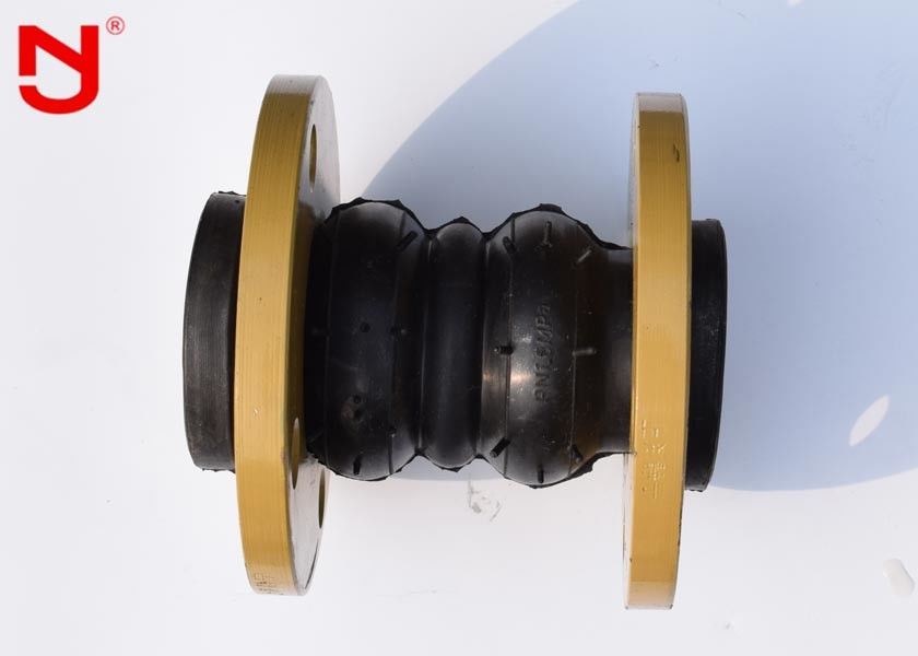 Hydraulic Double Sphere Rubber Expansion Joint Synthetic Rubber Reduce Tensile Strength