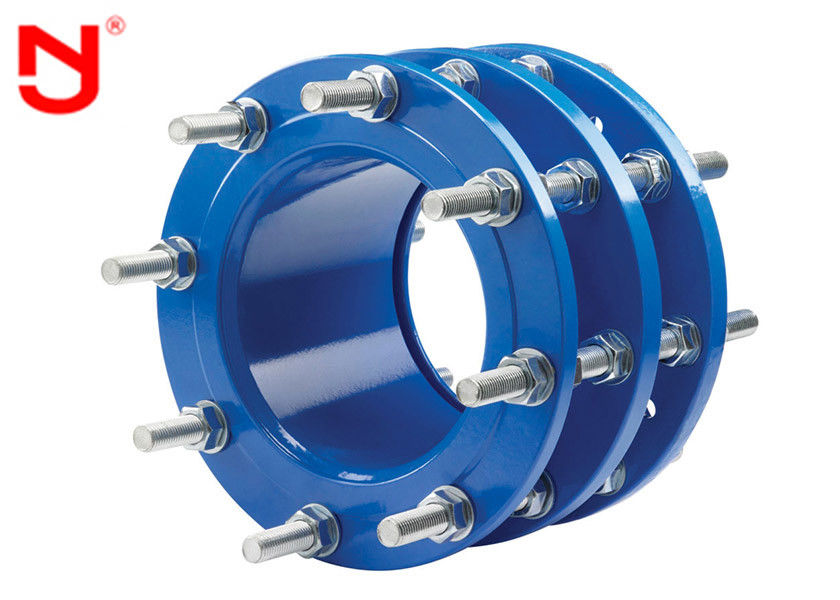 Butterfly Valve DI Dismantling Joint Universal Irrigation Application Blue Color