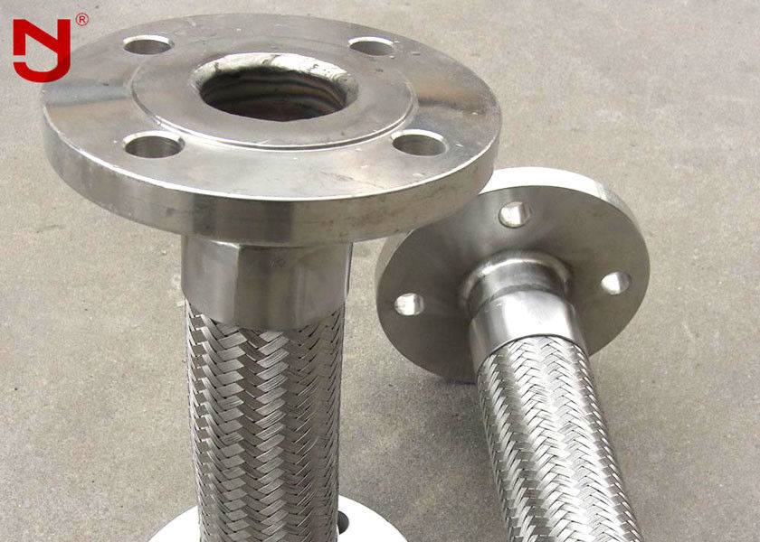 OEM Metal Braided Hose Corrugated Surface Vacuum Bellows High Tensile Steel Wire