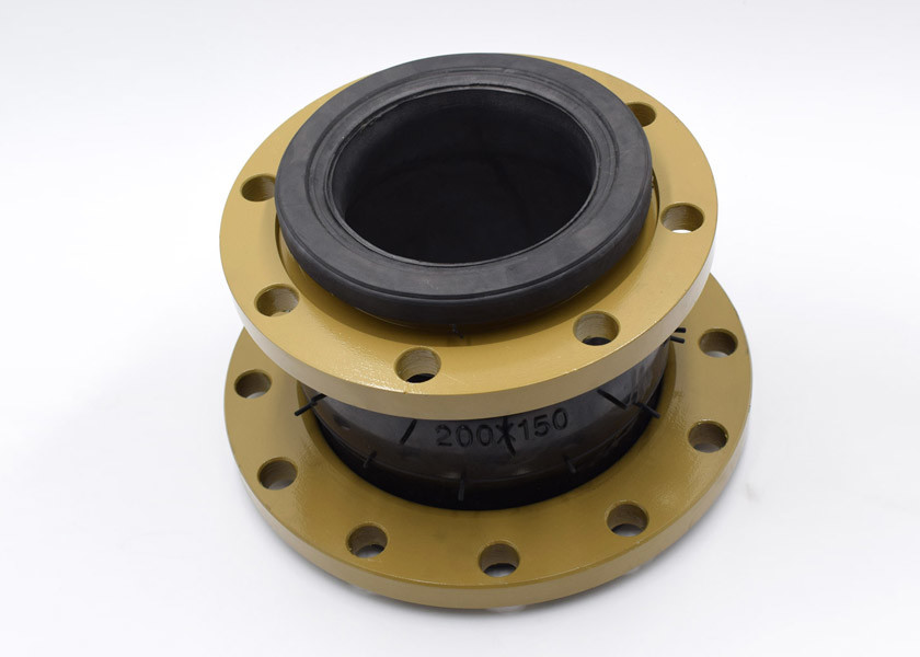 Professional Flanged Rubber Expansion Joint , Duct Expansion Joint DN50