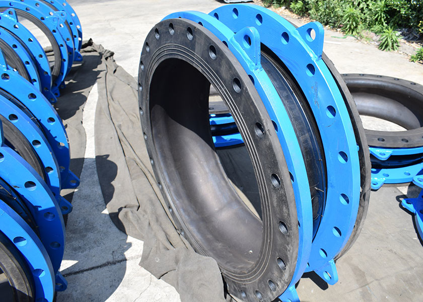 Powder Coated Pipework Expansion Joints , Epdm Expansion Joint Rubber