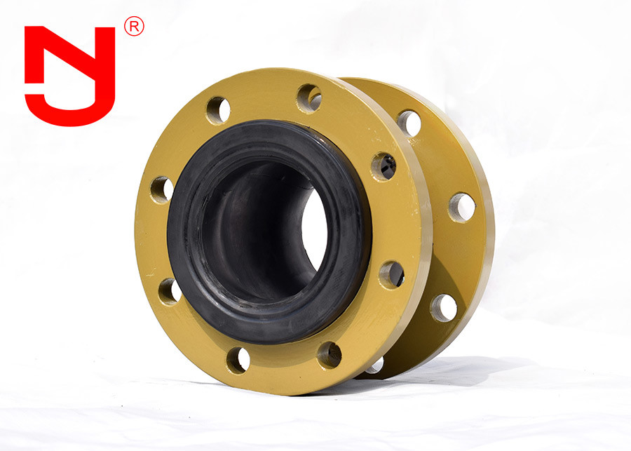 Durable Flanged Rubber Expansion Joint / Pipe Expansion Joint Anti Rust