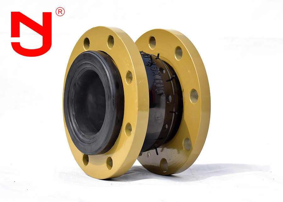 Durable Flanged Rubber Expansion Joint / Pipe Expansion Joint Anti Rust