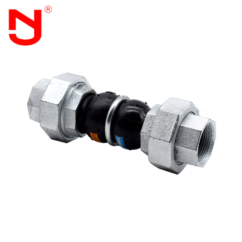 EPDM Galvanized Double Sphere Flex Connector Bellow Rubber Expanison Joint