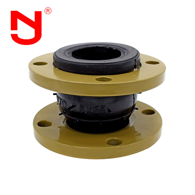 Carbon Steel DN100 Single Sphere Rubber Expansion Joint 200°F Temperature Rating