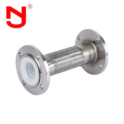 PTFE Lining Stainless Steel Wire Braided Corrugated Metal Hose Gas Flex Lines