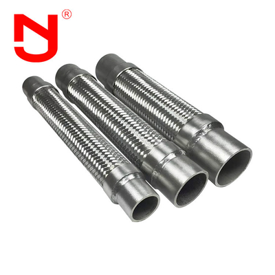 Welded Flexible Braided Hose Stainless Steel Wire Metal Pipe Connector