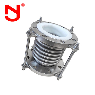 Metal Expansion Joint SS316 High Temperature Resistance PTFE Lined Bellows Metal