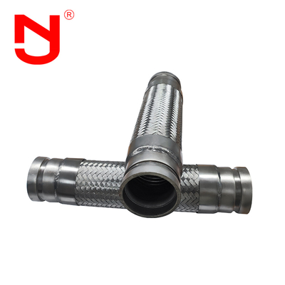 Grooved Metal Braided Connector Flexible Metal Stainless Steel Wire Braided Corrugated