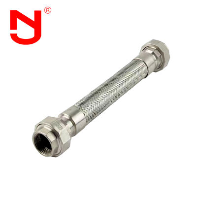Stainless Steel SS304/SS316 Metal Braided Hose with Vibration Absorption and Thermal Expansion Compensation