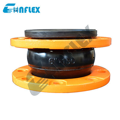 Single Sphere EPDM NBR CR Expand Joint Flange Type Expansion Compensators