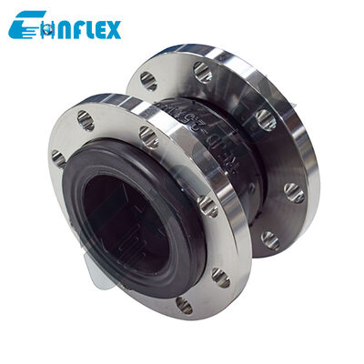 Premium PTFE Lined Flexible Bellows Coupler: Weatherproof Fluoroplastic Injected Expansion Joint for Hazardous Media