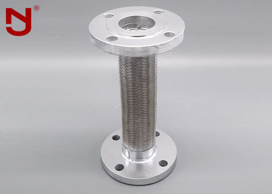 DN50-DN1000 Ss Braided Flexible Hose 316 304 Material Weld Connection  Lined