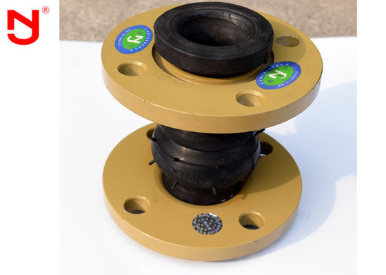 NBR Rubber Bellows Expansion Joints , Plumbing Expansion Joint Easy Maintainence