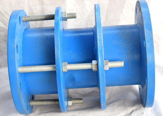PN16 Pipe Dismantling Joint , Ductile Iron Dismantling Joint DN80 Longitudinal Adjustable