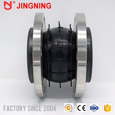 DN32 - DN3000 Flexible Rubber Expansion Joint For ANSI 150 Flange 120mm 200mm Length